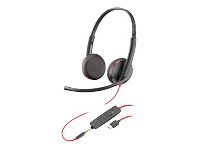 Poly On-Ear Headset Blackwire 3225 USB-C_thumb