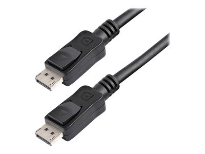StarTech.com DisplayPort Kabel mit Verriegelung 7m (Stecker/Stecker) - dp (20 Pin) Kabel Schwarz - DisplayPort Audio- / Videokabel - DisplayPort-Kabel - 7 m_1