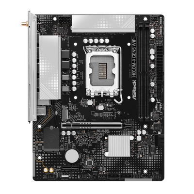 MB ASRock Intel 1851 H810M-X Gen 5 WiFi_2