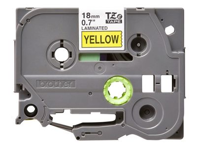 Brother laminated tape TZe-641 - Black on yellow_2