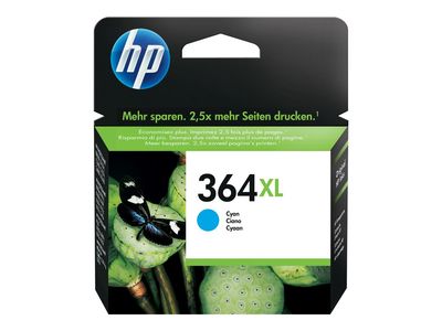 HP 364XL - Hohe Ergiebigkeit - Cyan - Original - Tintenpatrone_thumb