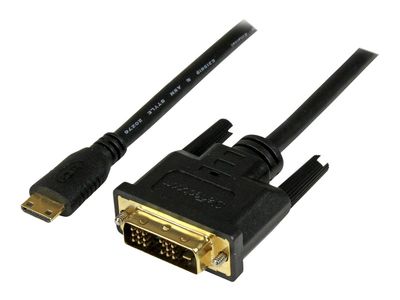 StarTech.com 3m Mini HDMI to DVI-D Cable - M/M - 3 meter Mini HDMI to DVI Cable - 19 pin HDMI (C) Male to DVI-D Male - 1920x1200 Video (HDCDVIMM3M) - video cable - 3 m_thumb