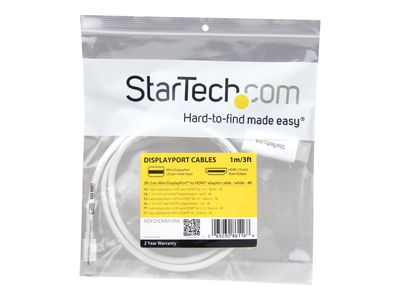 StarTech.com 1m Mini DisplayPort auf HDMI Konverterkabel - mDP zu HDMI Adapter mit Kabel Ultra HD 4K - Videokabel - 1 m_2