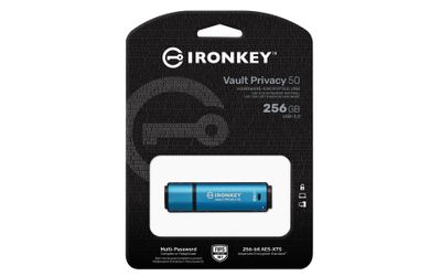 Kingston USB-Stick IronKey Vault - USB 3.2 Gen 1 (3.1 Gen 1) - 256 GB - Blau_3