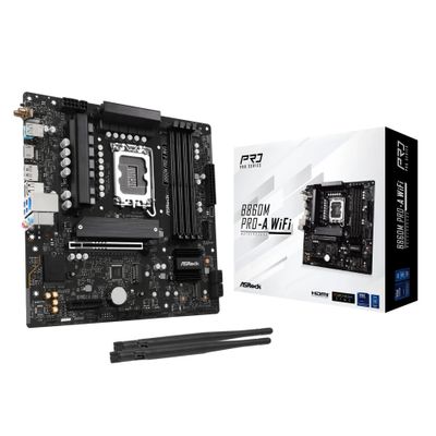 ASRock B860M Pro-A WiFi - motherboard - micro ATX - LGA1851 Socket - B860_thumb