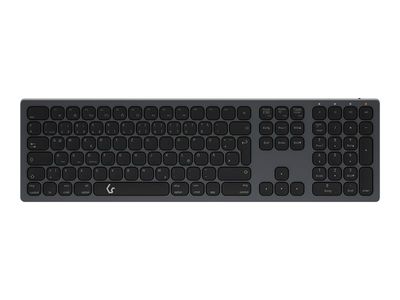 KeySonic Tastatur KSK-8023BTRF - Anthrazit/Schwarz_thumb