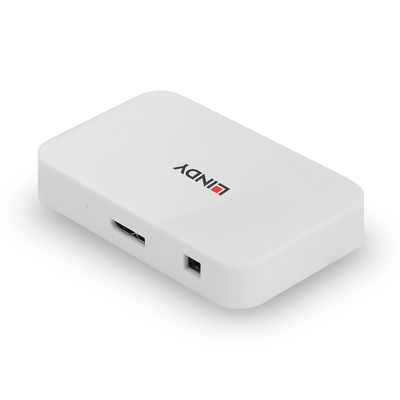Lindy 43143 Schnittstellen-Hub USB 3.2 Gen 1 (3.1 Gen 1) Type-A 5000 Mbit/s Weiß_2