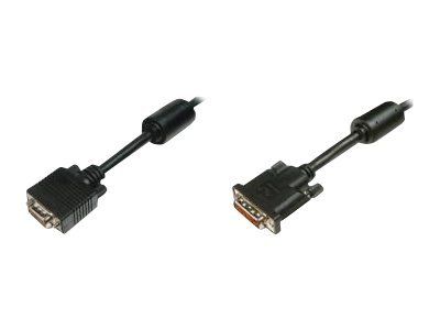 DIGITUS DVI Adapter-Kabel - DVI-I (24+5)/HD DSUB (15-pin) - 2 m_thumb