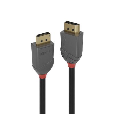 Lindy 36481 DisplayPort-Kabel 1 m Schwarz, Grau_thumb
