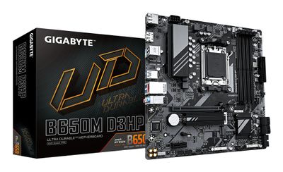 Gigabyte Mainboard B650M D3HP - 1.0 - Micro ATX - Socket AM5 - AMD B650_thumb