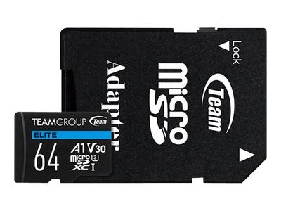 Team Group Flash-Card inkl. SD-Adapter ELITE A1- microSDXC UHS-I - 64 GB_1