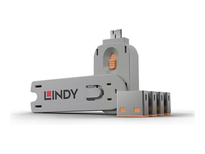 Zub Lindy USB Port Lock Orange_thumb