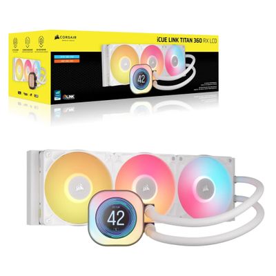 CORSAIR iCUE Link TITAN 360 RX LCD - processor liquid cooling system_4