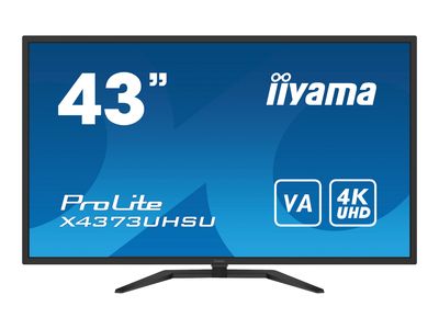 Iiyama LED-Display ProLite X4373UHSU-B1 - 109.2 cm (43") - 3840 x 2160 4K_thumb