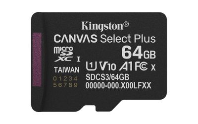 Kingston Flash-Card inkl. SD-Adapter Canvas Select Plus - microSDXC UHS-I - 64 GB_3