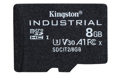 Kingston Technology 8GB microSDHC Industrial C10 A1 pSLC Card + SD Adapter_3