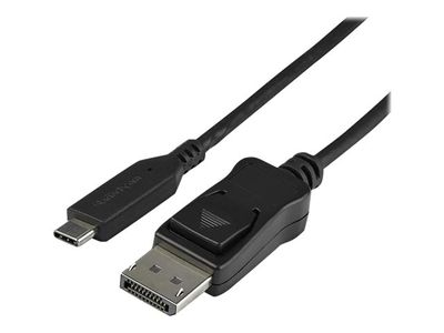 StarTech.com 1 m - USB-C auf DisplayPort-Adapterkabel - 8K 30 Hz - HBR3 - USB-C-Adapter - Thunderbolt 3-kompatibel - CDP2DP141MB - externer Videoadapter - Schwarz_thumb