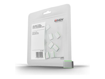 ZUB Lindy USB Typ C Port Schloss grün 10 Stück_thumb