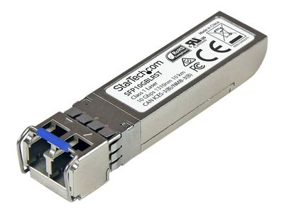 StarTech.com SFP-10GBASE-LR-ST Transceiver Modul (SFP+ Module, 10GBase-LR Cisco kompatibel, Glasfaser, 1310nm, LC Single Mode mit DDM) - SFP+-Transceiver-Modul - 10GbE_1