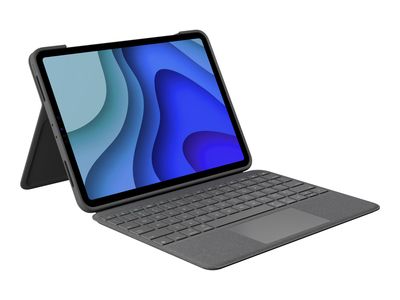 Logitech Folio Touch - keyboard and folio case - with trackpad - QWERTZ - German - graphite_thumb