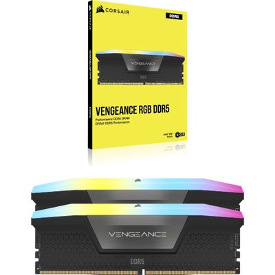 Corsair RAM Vengeance RGB - 96 GB (2 x 48 GB Kit) - DDR5 7000 UDIMM CL40_2