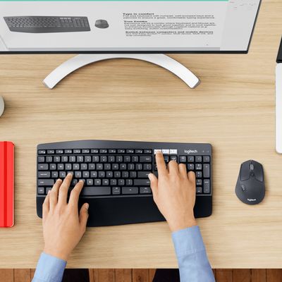 Logitech Keyboard and Mouse Set MK850 - Black_3