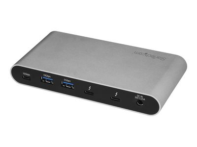 StarTech.com External Thunderbolt 3 to USB Controller w/3 Dedicated USB Host Chips, 1 Each for 5Gbps USB-A Ports, 1 Shared Between 10Gbps USB-C & USB-A Ports, Self Powered, TB3 Daisy Chain - Front BC 1.2 Port - docking station - USB-C 3.1 / Thunderbolt 3_3