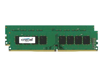 Crucial - DDR4 - kit - 32 GB: 2 x 16 GB - DIMM 288-pin - unbuffered_1