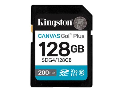 Kingston Canvas Go! Plus - flash memory card - 128 GB - SDXC UHS-I_thumb