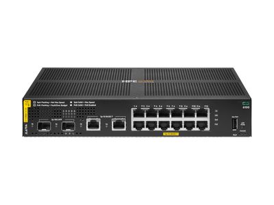 HPE Aruba 6100 12G Class4 PoE 2G/2SFP+ 139W Switch - Switch - 16 Anschlüsse - managed - an Rack montierbar_2