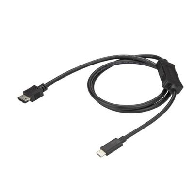 StarTech.com USB C to eSATA Cable - 3 ft / 1m - 5Gbp - For HDD / SSD / ODD - External Hard Drive Adapter - USB 3.0 to eSATA Converter (USB3C2ESAT3) - storage controller - SATA 6Gb/s - USB 3.0_4