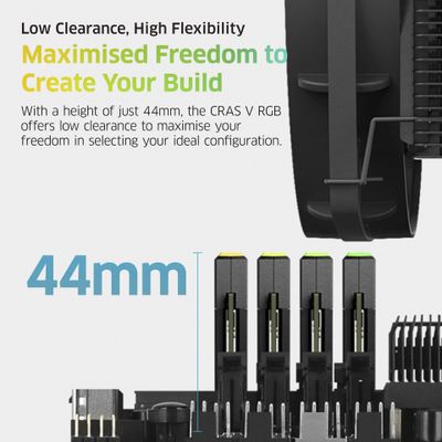 KLEVV RAM Cras V RGB Obsidian Black- 32 GB (2 x 16 GB Kit) - DDR5 6000 UDIMM CL28_5