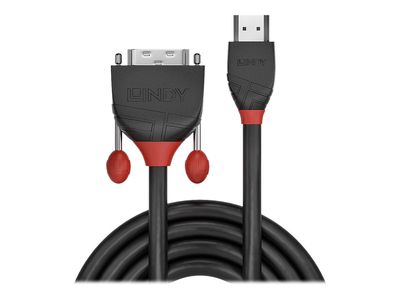 Lindy Black Line Adapterkabel - HDMI / DVI - 3 m_2
