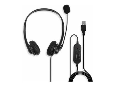 Headset Lindy On-Ear Stereo mit Mikrofon USB_3