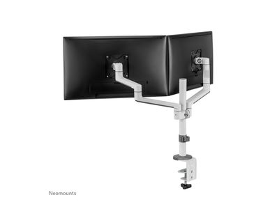 Neomounts DS60-425WH2 mounting kit - full-motion - for 2 monitors - white_4