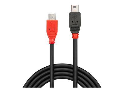 Lindy - USB cable - mini-USB Type B to Micro-USB Type B - 50 cm_2