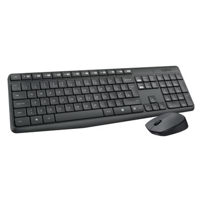 Logitech Tastatur und Maus Set MK235 - Grau_2