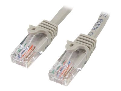 StarTech.com 15m Gray Cat5e / Cat 5 Snagless Patch Cable - patch cable - 15 m - gray_1