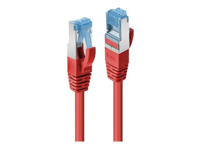 Cable Lindy Cat 6A S/FTP LSZH 0.3m Red_2