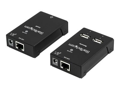 StarTech.com 4-Port USB 2.0 Extender - 165ft (50m) USB Over Cat5/Cat6 Extender - Compact USB 2.0 Over Ethernet Extender (USB2004EXTV) - USB extender - USB 2.0_5