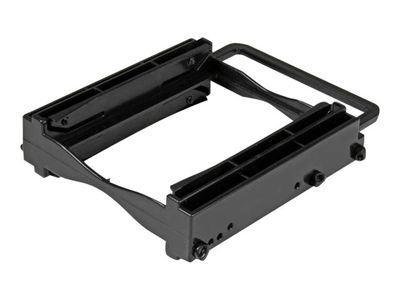 StarTech.com Dual 2,5 SSD/HDD Einbaurahmen für 3,5 Laufwerksschacht - Werkzeuglose Installation - 2 Laufwerks Adapter - Speichereinschubadapter_thumb