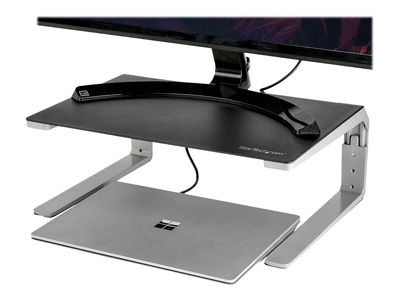 StarTech.com Monitor Riser Stand - For up to 32" Monitor - Height Adjustable - Computer Monitor Riser - Steel and Aluminum (MONSTND) - stand_5
