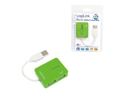 LogiLink Smile USB2.0 4-Port Hub - hub - 4 ports_thumb