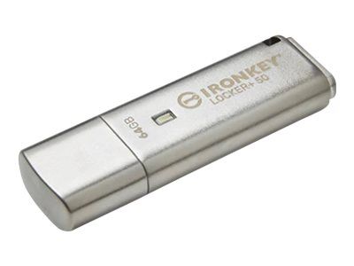 Kingston USB-Stick IronKey Locker+ - USB 3.2 Gen 1 (3.1 Gen 1) - 64 GB - Silber_2