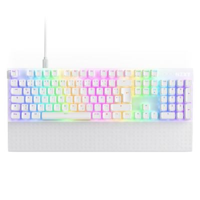 NZXT Function 2 - keyboard full size - QWERTZ - German - white Input Device_thumb