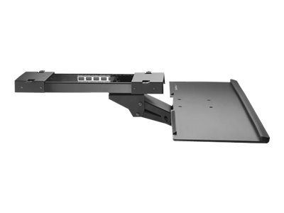 StarTech.com Under Desk-Mount Keyboard Tray - 26.4” Wide - Adjustable - Ergonomic Slide-Out Keyboard Shelf with Tilt and Swivel (KBTRAYADJ) - keyboard drawer_2