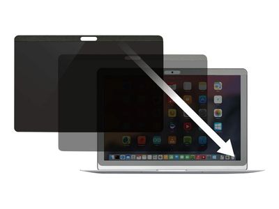 StarTech.com Laptop Sichtschutz für 15 Zoll MacBook Pro & Air - Magnetisch, Abnehmbarer Bildschirm Blickschutz - Blaulicht reduzierende Schutzfolie 16:10 - Matt/Glänzend - +/-30 Grad (PRIVSCNMAC15) - Blickschutzfilter für Notebook_2