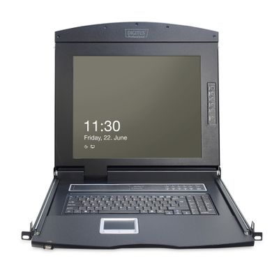 KVM Konsole 17" Digitus 8-Port VGA CH black_2