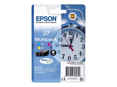 Epson 27 Multi-Pack - 3er-Pack - Gelb, Cyan, Magenta - Original - Tintenpatrone_thumb