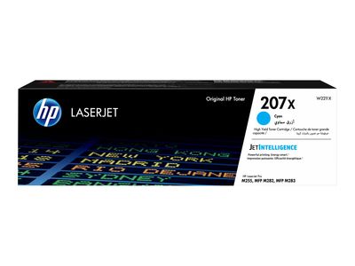 HP 207X - High Yield - cyan - original - LaserJet - toner cartridge (W2211X)_thumb